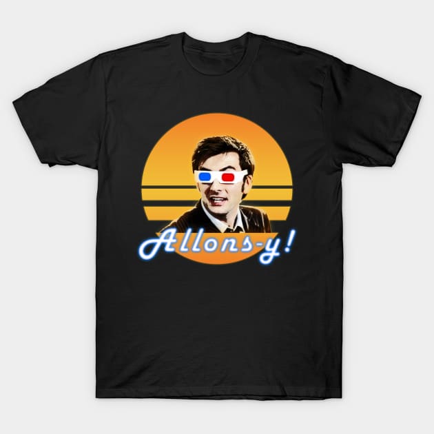 10th Doctor - Allons-y! T-Shirt by Sterling_Arts_Design